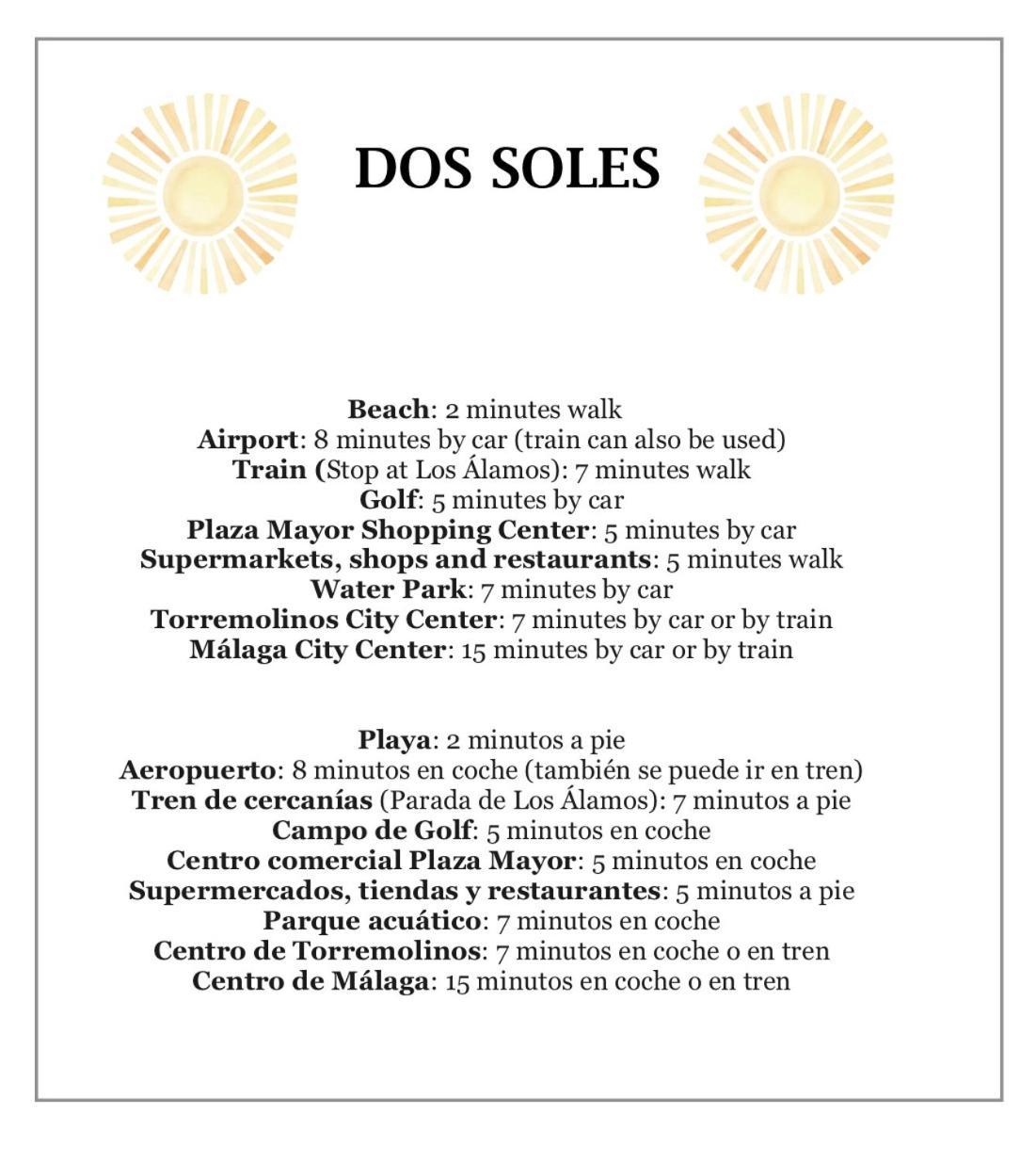 Dos Soles - Only 100 Meters From Beach Torremolinos Kültér fotó